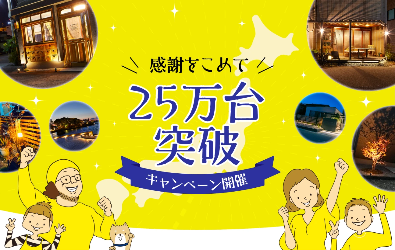 感謝をこめて 25万台突破キャンペーン開催